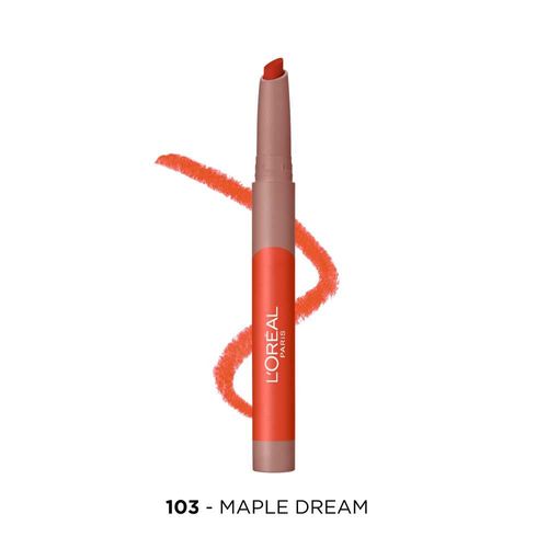 Maquillaje Labial Loreal Ral Inf Caramels Nu 103 Maple Dream