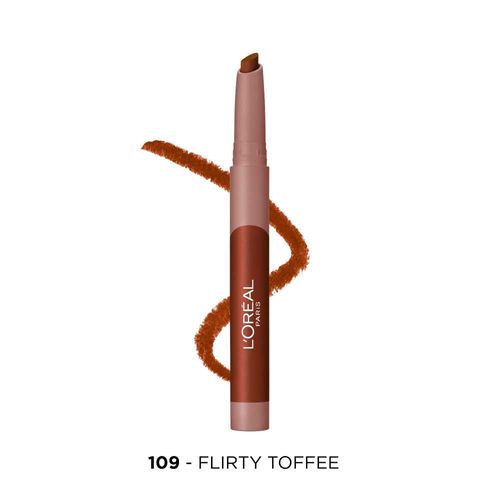 Maquillaje Labial Loreal Ral Inf Caramels Nu 109 Flirty Toffee