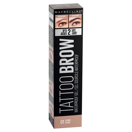 Delineador De Cejas Brow Tattoo Maybelline Waterproof Blonde