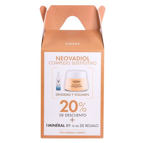 Kit Vichy Neovadiol Crema Facial Día Reafirmante 50 Ml + Serum Minéral 89 10 Ml