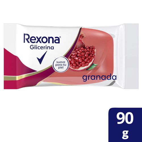 Jabón De Glicerina En Barra Rexona  Frutos Rojos  90 G