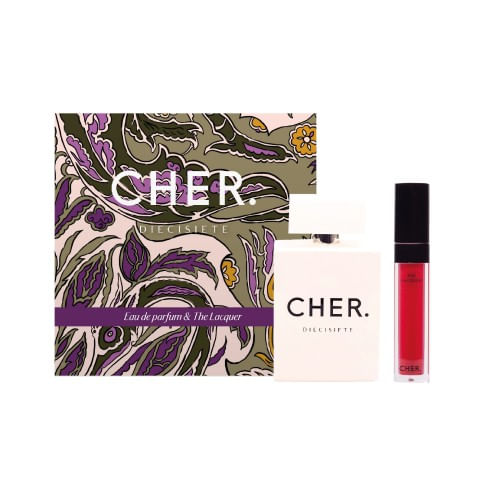 Set Cher Perfume Diecisiete Edp 100Ml+Labial The Lacquer Nº5