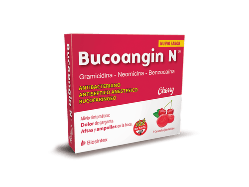 Bucoangin N Caramelos Antibioticos Cherry Caram.X 9