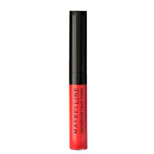 Labial Maybelline Matte Color Sensational Orange Red 5 Ml