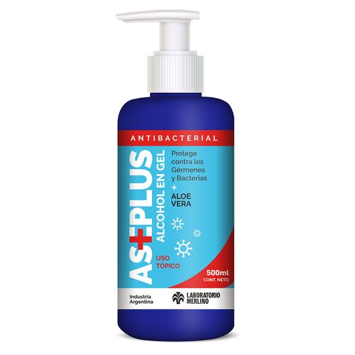 Aseplus Alcohol En Gel Fco. C/Bomba X 500 Ml