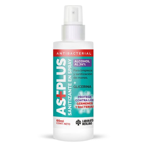 Aseplus Soluciàn Sanitizante Spray X 60 Ml