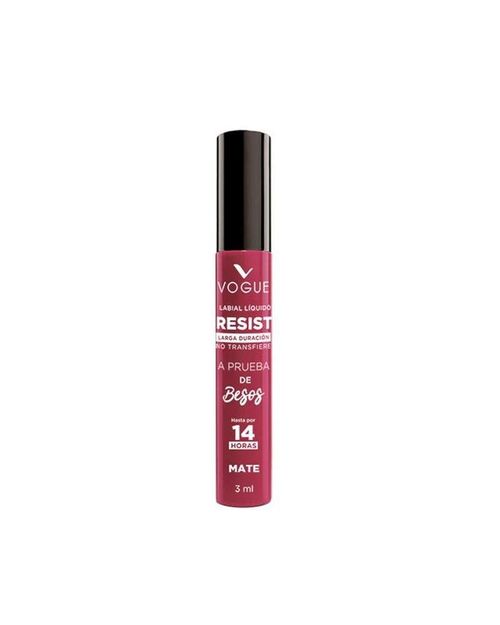 Labial Líquido Vogue Resist Segura Larga Duración 14 Horas