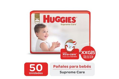 Huggies Pañal Supreme Care Xxg Ahorro X 50