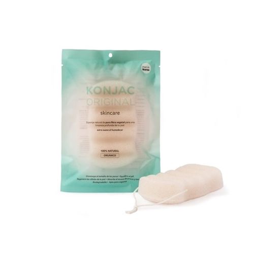 Esponja Corporal Konjac Original Blanca