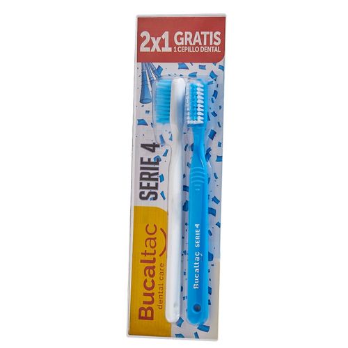 Bucaltac Cepillo Dental Serie 4 – Mundial - Promopack 2X1