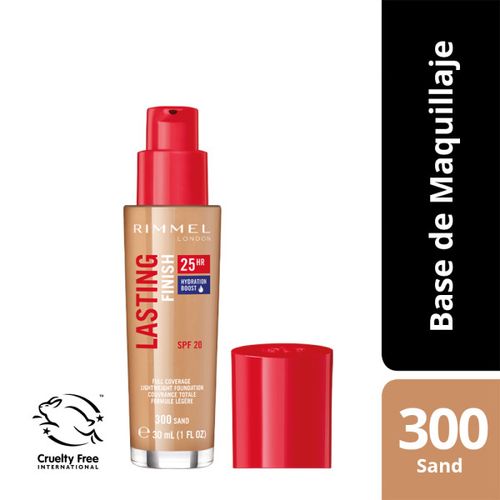 Base Maquillaje Rimmel Lasting Finish Foundation Sand