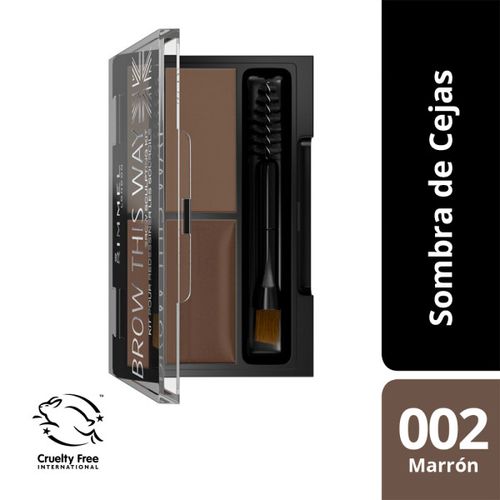 Polvo Compacto Rimmel Cejas Brow This Way Eyebrow Powder Kit 002