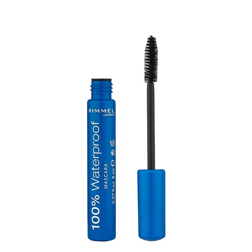 Máscara De Pestañas Rimmel London 100% Waterproof Black 001