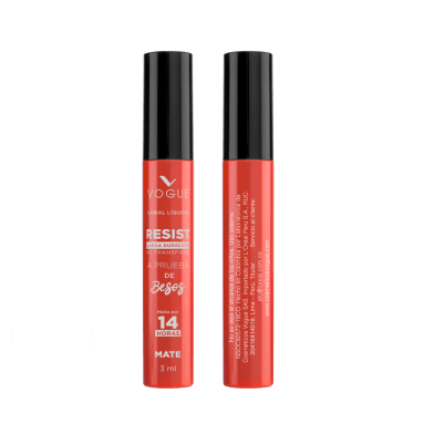 Labial Liquido Mate Vogue Resist Tono Soñadora