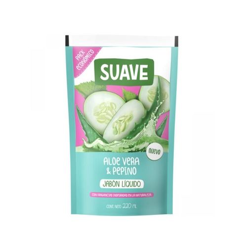 Jabón Líquido Para Manos Suave Pepino Y Aloe 220 Ml
