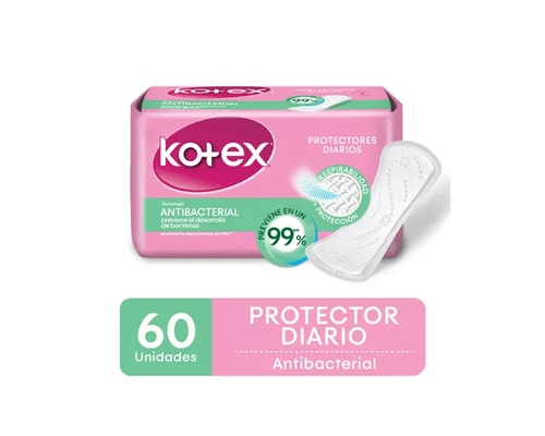 Kotex Antibacterial Protector Diario X 60