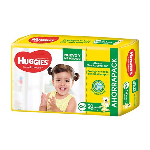 Huggies Pañal Triple Proteccion Xxg Ahorro X 50
