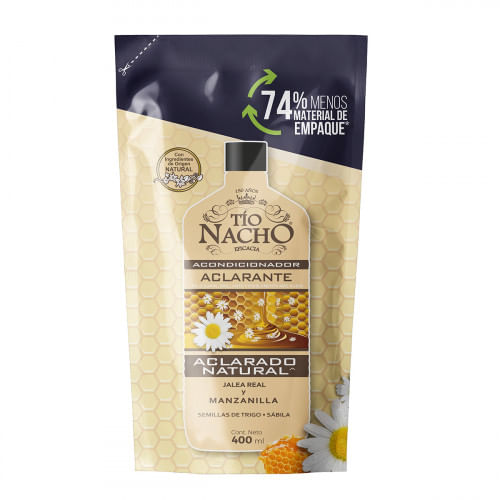 Tio Nacho Recargable Acondicionador Aclarante Doypack X 400Ml