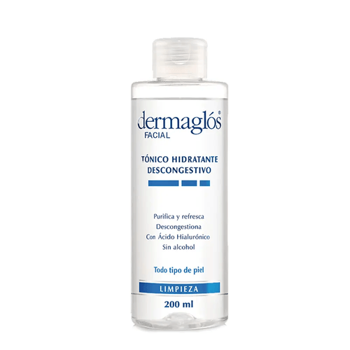 Dermaglos Facial Tonico Limpiador Hidratante X 200 Ml