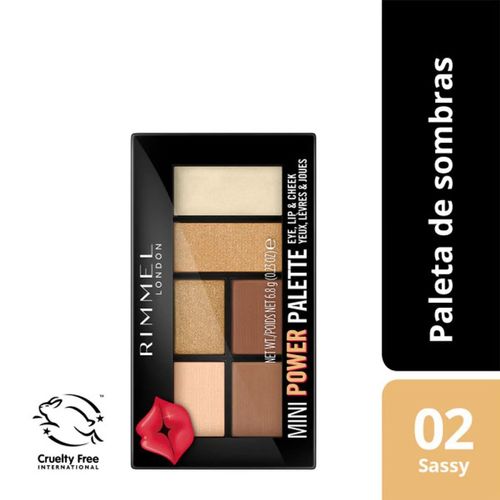 Paleta De Sombra Rimmel London Power Palette 02 6.8G