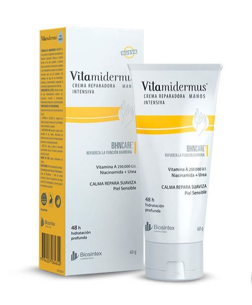 Vitamidermus Crema Reparacion Intensiva Para Manos Piel Sensible X 60 Gr
