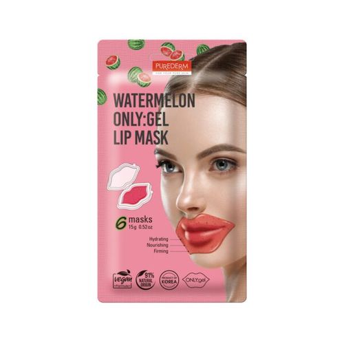 Purederm P/D Watermelon Only:Gel Lip Mask 6 Masks