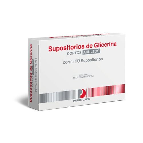 Supositorios De Glicerina Adultos X 10