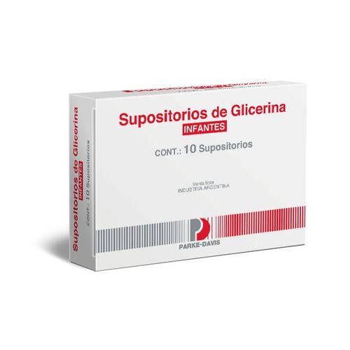 Supositorios De Glicerina Infantil X 10