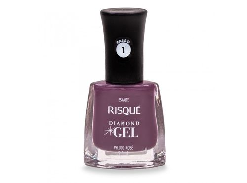 Risque Esmalte Veludo Rose Linea Gel