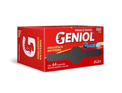Geniol 500 Mg Comprimidos X 64
