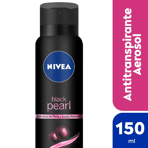 Desodorante Antitranspirante Femenino Nivea Black Pearl Spray X 150 Ml