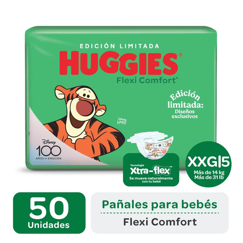 Huggies Pañal Flex Comfort Xxg Ahorro X 50