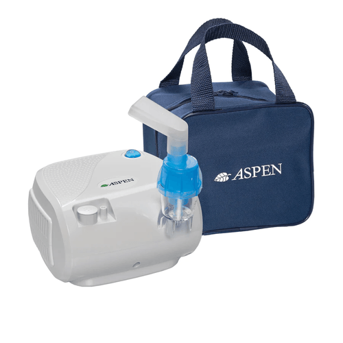 Aspen Nebulizador Rotativo. Compresor A Piston Compacto