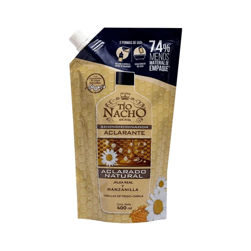 Tio Nacho Acondicionador Aclarante V2  Doypack X 400Ml