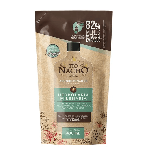 Tio Nacho Acondicionador Herbolaria V2 Doypack X 400Ml