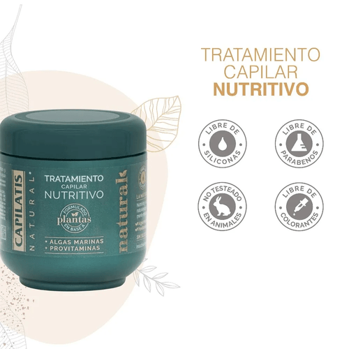 Capilatis Tratamiento Capilar Nutritivo Pote 200 G