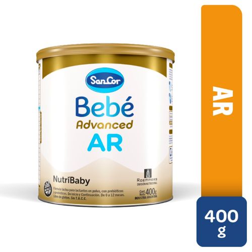 Sancor Bebe Advanced A.R Lata X 400 G