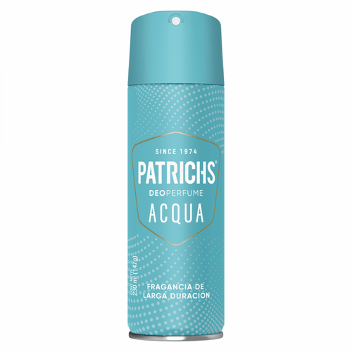 Desodorante  Patrichs  Acqua En Aerosol 230 Ml