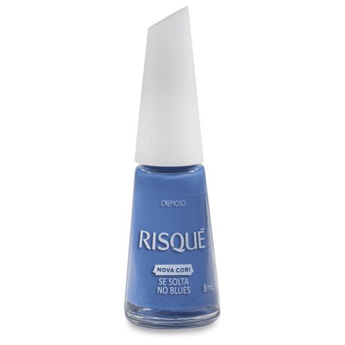 Risque Esmalte Crem Se Solta No Blues 8Ml