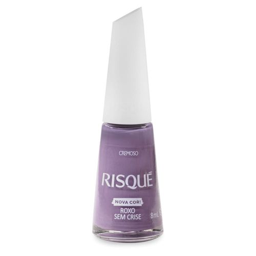 Risque Esmalte Crem Roxo Sem Crise 8Ml