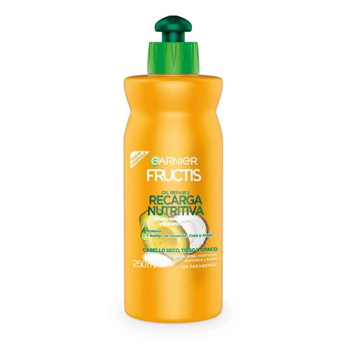 Crema Peinar Garnier Fructis Oil Repair Amarillo 250 Ml