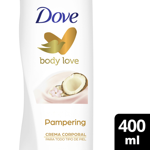 Crema Corporal Dove Pampering Coco Y Jazmín 400 Ml