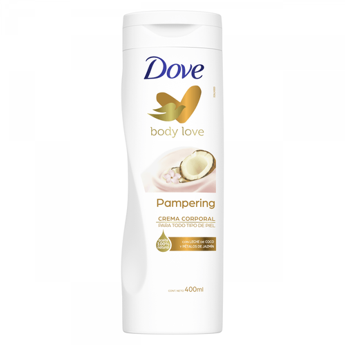 Crema Corporal Dove Pampering Coco Y Jazmín 400 Ml