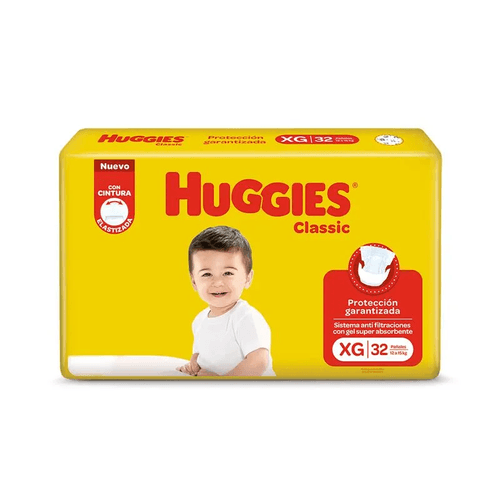 Pañales Huggies Triple Protección  Xg X32