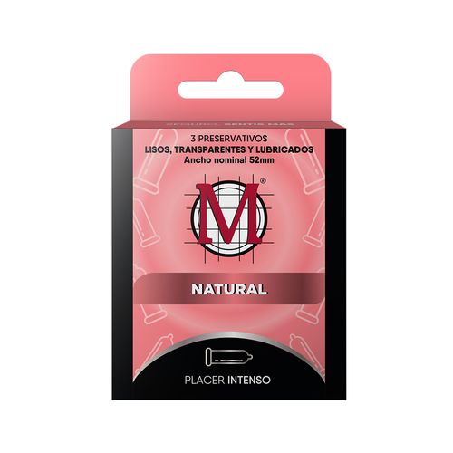 M-Force Preservativos Naturales X 3