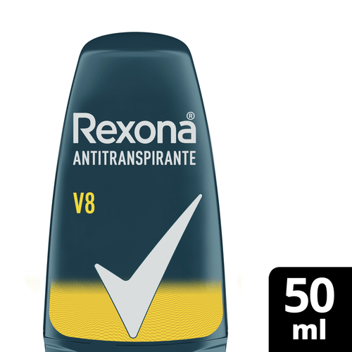 Desodorante Antitranspirante Roll-On Rexona Men  V8  50 Ml