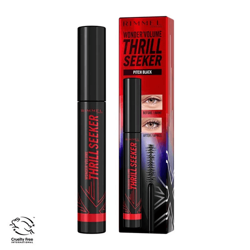 Rimmel Máscara De Pestañas Thrill Seeker Pitch Black