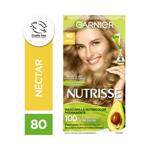 Kit Tintura Nutrisse Clasico Tono 80 Nectar