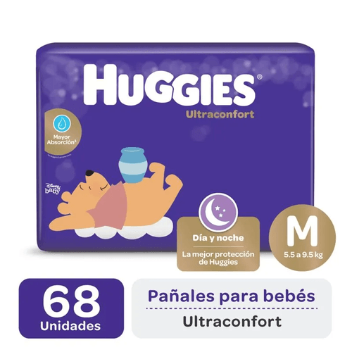 Huggies Pañales Ultraconfort M X 68