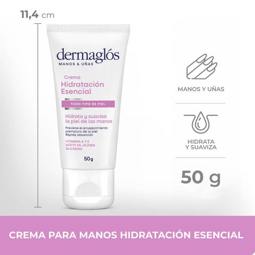 Dermaglós Corporal Crema Para Manos Hidratación Esencial 50 G